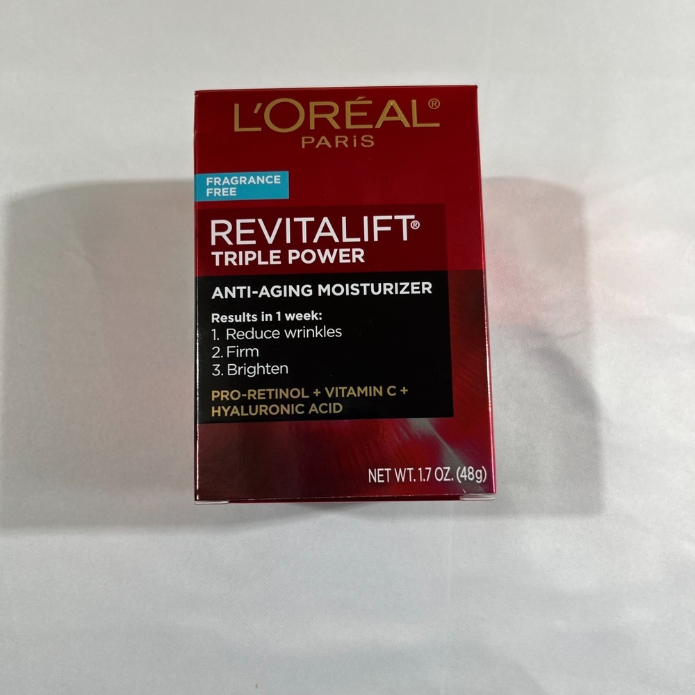 L'Oreal Revitalift Anti-Aging Moisturizer Face Cream 1.7oz Pro-Retinol New
